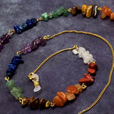 Chakra Gemstones Design Eyeglass Chain Eyewear Retainer Eyeglass Strap Holder Eyeglass Necklace Women Eyeglass Chain -FREE Eyeglass Case