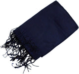 Islamic Hijab Plain Pashmina Shawl - Turkish Made (Navi Blue)