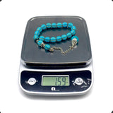 Relaxing Stress Relief Big Beads Prayer Beads, Worry Beads, EFE Tesbih, Maskot Tesbih, Tasbih, Rosary (12 mm - 17 Turquoise Pumpkin Beads)