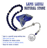 BELIEF SERIES- (8 mm - 33 beads) Tesbih-Tasbih-Misbaha-Worry Beads-Prayer Beads (Lapis Lazuli)