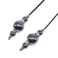 Greek KOMBOLOI  BEGLERI Worry Beads Anxiety Beads Rosary Relaxation Stress Relief -HEMATITE  STONE BEADS -