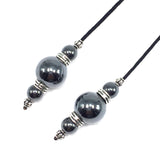 Greek KOMBOLOI  BEGLERI Worry Beads Anxiety Beads Rosary Relaxation Stress Relief -HEMATITE  STONE BEADS -