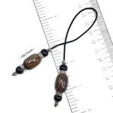 Greek KOMBOLOI  BEGLERI Worry Beads Anxiety Beads Rosary Relaxation Stress Relief -SARDONYX AGATE  STONE BEADS -