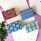 Authentic Patterned Versatile Purse, Cell Phone Bag, Woven Zipper Pouch, Keyring Pouch, Coin Wallet, Hip Purse, Women Makeup Wallet -M2-