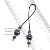 Greek KOMBOLOI  BEGLERI Worry Beads Anxiety Beads Rosary Relaxation Stress Relief -HEMATITE  STONE BEADS -
