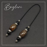Greek KOMBOLOI  BEGLERI Worry Beads Anxiety Beads Rosary Relaxation Stress Relief -SARDONYX AGATE  STONE BEADS -