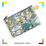 Authentic Patterned Versatile Purse, Cell Phone Bag, Woven Zipper Pouch, Keyring Pouch, Coin Wallet, Hip Purse, Women Makeup Wallet -M1-