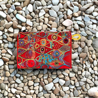 Authentic Patterned Versatile Purse, Cell Phone Bag, Woven Zipper Pouch, Keyring Pouch, Coin Wallet, Hip Purse, Women Makeup Wallet -M2-