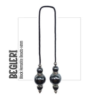 Greek KOMBOLOI  BEGLERI Worry Beads Anxiety Beads Rosary Relaxation Stress Relief -HEMATITE  STONE BEADS -