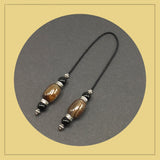 Greek KOMBOLOI  BEGLERI Worry Beads Anxiety Beads Rosary Relaxation Stress Relief -SARDONYX AGATE  STONE BEADS -
