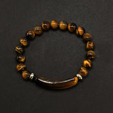 Elegant   Tiger Eye Natural Stone Bracelet (8mm beads)