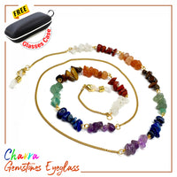 Chakra Gemstones Design Eyeglass Chain Eyewear Retainer Eyeglass Strap Holder Eyeglass Necklace Women Eyeglass Chain -FREE Eyeglass Case