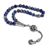 FANTASTIC EAGLE CLAW SERIES Blue Spot Stone Prayer Beads-Tesbih-Tasbih (8 mm-33 beads)
