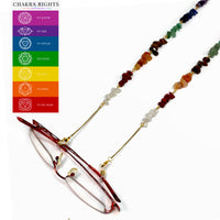 Chakra Gemstones Design Eyeglass Chain Eyewear Retainer Eyeglass Strap Holder Eyeglass Necklace Women Eyeglass Chain -FREE Eyeglass Case