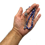FANTASTIC EAGLE CLAW SERIES Blue Spot Stone Prayer Beads-Tesbih-Tasbih (8 mm-33 beads)