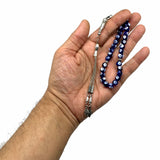 Evil Eye  Tesbih Prayer Beads Tasbih Tasbeeh Misbaha Subha Sibha Rosary (Evil Eye Lampwork -8 mm 33- Beads)