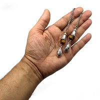 Greek KOMBOLOI Series- Worry Beads Begleri Pony Anxiety Beads Rosary Relaxation Stress Relief (Tiger Eye begleri and Bracelet)