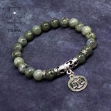 LIBRA ZODIAC Healing Gemstone Bracelets According to Zodiac Series -8 mm Labradorite Stone Beads- Astrology Healing Stress Relief Bracelets