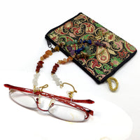 Chakra Gemstones Design Eyeglass Chain Eyewear Retainer Eyeglass Strap Holder Eyeglass Necklace Women Eyeglass Chain -FREE Eyeglass Case