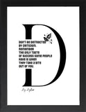 Framed Motivational Wall Art, Motivational Posters, Positive Quotes, Entrepreneur Quotes, Inspirational Quotes, Wall Art, Home Deco (ALWAYS DO YOUR BEST, 7" L x 5" W, Framed)