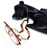 Chakra Gemstones Design Eyeglass Chain Eyewear Retainer Eyeglass Strap Holder Eyeglass Necklace Women Eyeglass Chain -FREE Eyeglass Case