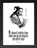 Famous Quote Framed Poster, Famous Quotes Poster, Famous Inspirational and Motivational Wall Art, Motivational Quotes, Home and Office Wall Art Deco ((SET OF TWO) MORGAN FREEMAN-PAULO COELHO, 7"L x 5"W, Framed)