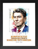 Framed US Presidents Posters, America’s Leaders, US President Quotes, Patriotic Historical Prints, Motivational Home Office Decor & Educational Artwork (Abraham Lincoln, 7L x5 W, Framed)