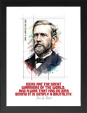 Framed US Presidents Posters, America’s Leaders, US President Quotes, Patriotic Historical Prints, Motivational Home Office Decor & Educational Artwork (Abraham Lincoln, 7L x5 W, Framed)