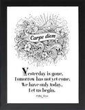 Framed Motivational Posters, Motivational Wall Art, Mental-Love-Health Quotes, Positive Quotes, Motivational, Entrepreneur (BE A WARRIOR NOT A WORRIER, 7" L x 5" W, Framed)