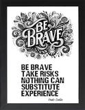 Framed Motivational Posters, Motivational Wall Art, Mental-Love-Health Quotes, Positive Quotes, Motivational, Entrepreneur (BE A WARRIOR NOT A WORRIER, 7" L x 5" W, Framed)