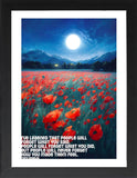 Framed Wisdom Posters - Positive Quotes Wall Art for Mental Health & Therapy - Home Office Decor Self Love Prints (AMORE, 7" L x 5" W, Framed)