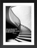 Framed Wisdom Posters - Positive Quotes Wall Art for Mental Health & Therapy - Home Office Decor Self Love Prints (AMORE, 7" L x 5" W, Framed)