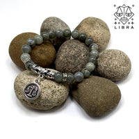 LIBRA ZODIAC Healing Gemstone Bracelets According to Zodiac Series -8 mm Labradorite Stone Beads- Astrology Healing Stress Relief Bracelets