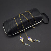 RHINESTONE HAMSA Beaded Eyeglass Chain Eyewear Retainer Eyeglass Strap Holder Eyeglass Necklace Women Eyeglass Chain -FREE Eyeglass Case