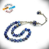 FANTASTIC EAGLE CLAW SERIES Blue Spot Stone Prayer Beads-Tesbih-Tasbih (8 mm-33 beads)