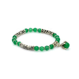 New Style Eagle Clawed Green Aventurine Bracelet -6 mm Beads- (Ethnic Wallet Gift)