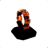 ALBATROSART - Elegant New Bracelet Series - (Ethnic Wallet Gift)  (Unisex Rolex Model Imitation Amber Bracelet)