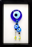 Unique Evil Eye Wall Art - Evil Eye Wall Hanging - Nazar Boncuk - Evil Eye Wall Decor -Blue Wall Decor - Large Evil Eye Wall Nanging - Nazar Bead - Wall Hanging