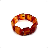 ALBATROSART - Elegant New Bracelet Series - (Ethnic Wallet Gift)  (Unisex Rolex Model Imitation Amber Bracelet)