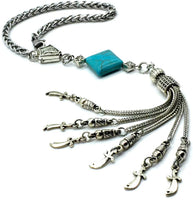 Special Key Chain Collection -Handmade Key Chain, Car Key Chain, Handbags Holder ((Turquoise)