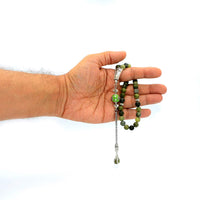 FANTASTIC EAGLE CLAW SERIES Jade Stone Prayer Beads Tesbih-Tasbih-Tasbeeh-Misbaha (8 mm-33 beads)