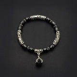 New Style Eagle Clawed Black Hematite Bracelet  -6 mm Beads- (Ethnic Wallet Gift)