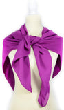 Elegant Islamic Hijab Plain Crepe Scarf/Shawl - Cherry (Turkish made)