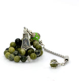 FANTASTIC EAGLE CLAW SERIES Jade Stone Prayer Beads Tesbih-Tasbih-Tasbeeh-Misbaha (8 mm-33 beads)