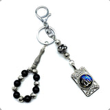 ALBATROSART Allah Pattern Rosary Keychain Collection -Car Key Chain-Handbags Holder