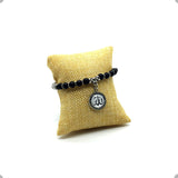 ALBATROSART - Elegant New Bracelet Series (Ethnic Wallet Gift) (Black Onyx (6 mm Small Beads Bracelet with Allah Pattern)