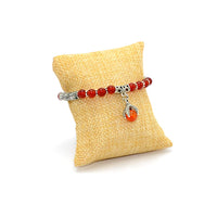 New Style Eagle Clawed Red Agate Bracelet -6 mm beads- (ETHNIC WALLET GIFT)