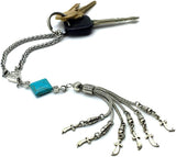 Special Key Chain Collection -Handmade Key Chain, Car Key Chain, Handbags Holder ((Turquoise)