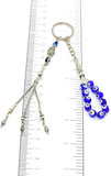 EVIL EYE COLLECTION Prayer Beads-Tesbih-Tasbih (Key Chain & Tasbih with Evil Eye) (8 mm-33 beads)