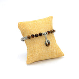 New Style Eagle Clawed Tiger Eye Bracelet -6 mm beads- (ETHNIC WALLET GIFT)